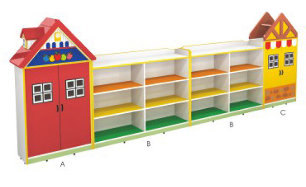 BJ22-143C别墅造型玩具柜